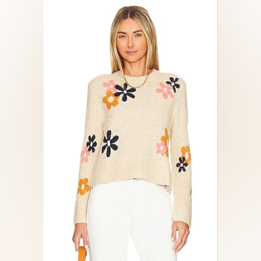 Rails Anise Sweater in Jewel Floral XL